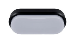Outdoor Light Black Aron Led Oval Bulkhead 12w 1160lm Struhm 03798