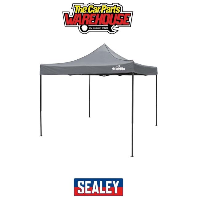 Sealey Dg133 Dellonda Premium 3 X 3m Pop-up Gazebo, Pvc Coated, Water
