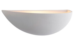 Plaster Wall Uplighter 405mm Wide Mini Crescent Wall Washer Light