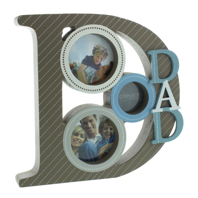 "Juliana Mdf Photo Frame Cut Out ""d"" Design-dad Birthday Ideal Gift"