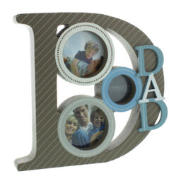 "Juliana Mdf Photo Frame Cut Out ""d"" Design-dad Birthday Ideal Gift"