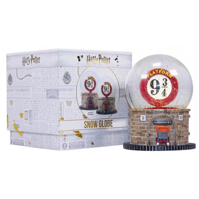 Harry Potter Snow Globe Platform 9¾ Festive Glass Polyresin 6.5cm With
