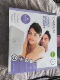 Heated Under Blanket Carmen Double Bed With Overheat Protection 60w