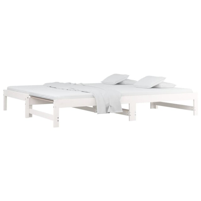 Pull-out Day Bed Bedroom Guest Sofa Bed Daybed Couch Solid Wood Pine