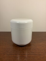 Alessi Bathroom Pl09 W Birillo White Cotton Swabs Holder Piero Lissoni