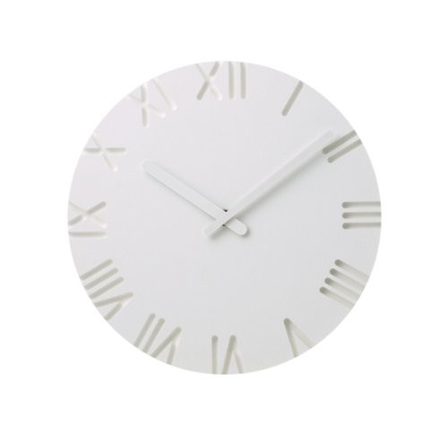 Lemnos Carved Roman Ntl10-04b Wall Clock Japan
