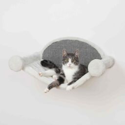 Trixie 49920 Wall Mountable Plush Cat Hammock & Scratching Pad Sisal