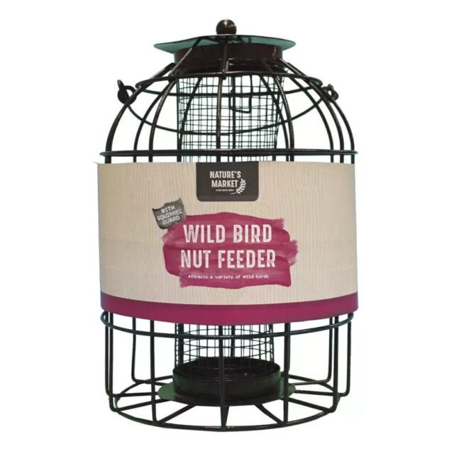 Hanging Wild Bird Feeder Feeding Nut Station Metal Outdoor Garden