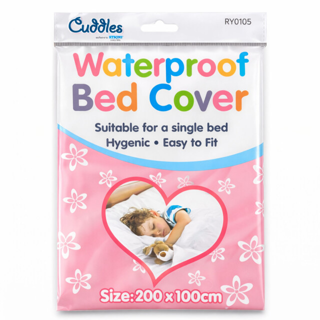 Kids Waterproof Single Bed Cover Sheet Baby Cot Bed White Mattress