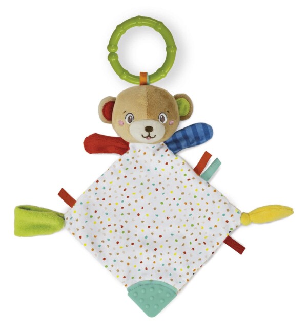 Clementoni - Lovely Bear Comforter-doudou, Safety Cover, Baby Plush