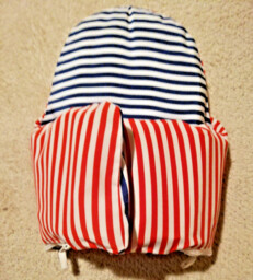 Ikea Antilop Highchair Booster Cushion Reversible 2 Colour Red Or Blue