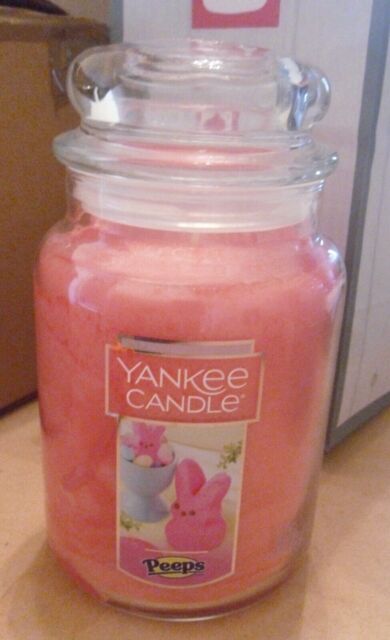 "Yankee Candle Large Jar Pink ""peeps"" Usa Deerfield Label 2017"