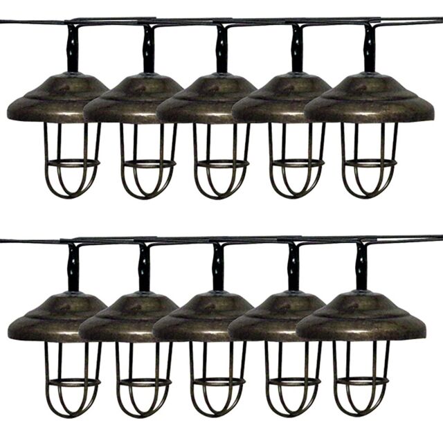 Hanging String Fairy Lights Luxform Solar Led Garden Outdoor Fence
