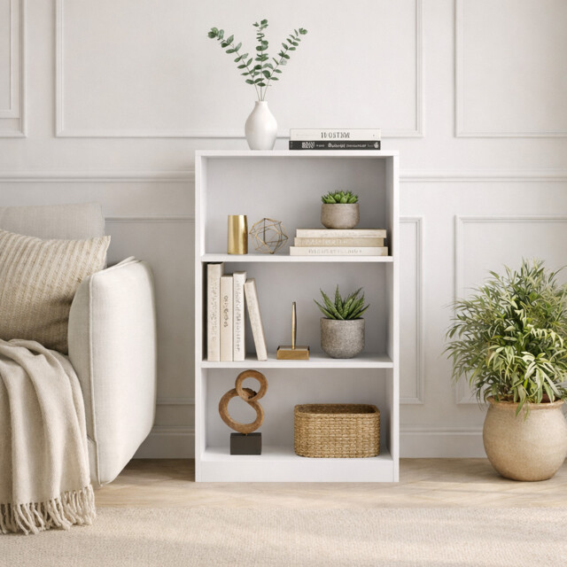 2 3 4 5 Tier Wooden Bookcase Shelving Display Storage Shelf Unit Wood