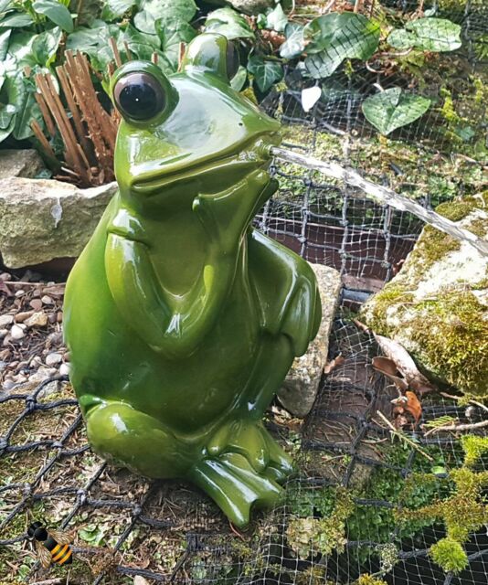 Pond Spitter Frog Garden Water Fountain Feature Statue 1.5m Hose