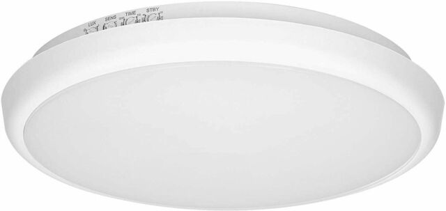 Ceiling Light Motion Detect Sensor Bulkhead Ip65 Cool White 6000k