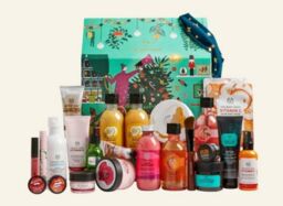 The Body Shop Huge Gift Set 25 Presents Inside Green Gift Calendar