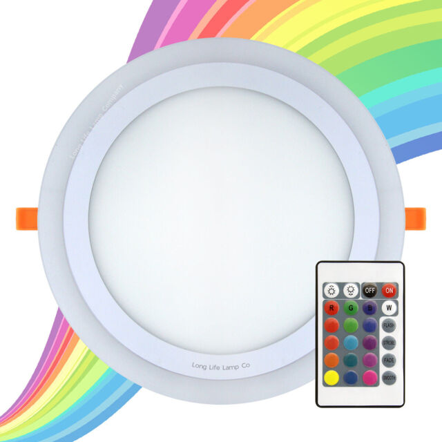 Rgb 16 Colour Changing Ring Led Ceiling Panel Down Light Bedroom Mood