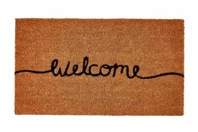 Groundsman Coir Outdoor Indoor Non-slip Door Floor Mat - 40cm X 70cm -
