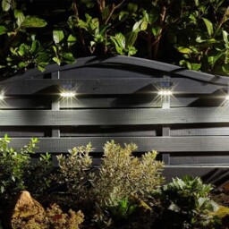 Smart Solar Premier Wall Fence And Post Light 4 Pack 10lm