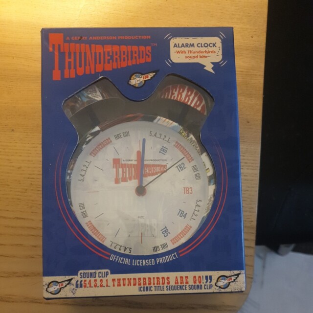 Thunderbirds Alarm Clock With Thunderbirds Sound Bite