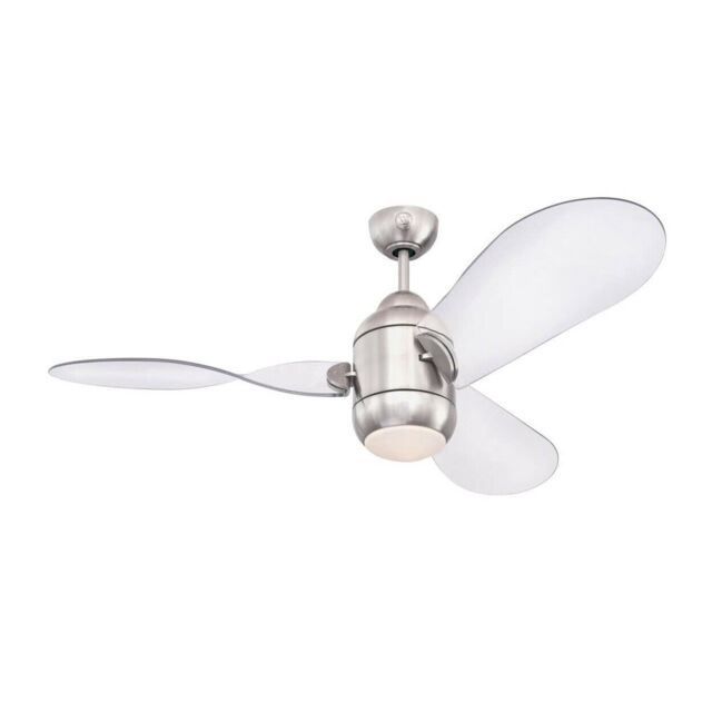 Dc Ceiling Fan With Led Lighting And Remote Josef Brushed Nickel 122
