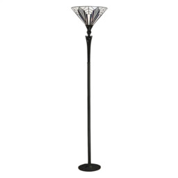 Tiffany Table Light Floor Black Astoria Uplighter Interiors 1900 63933