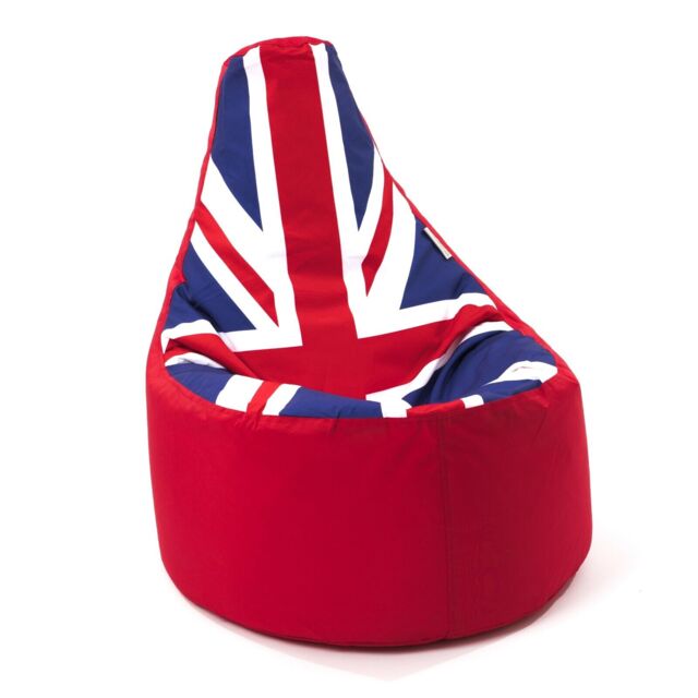 Union Jack Bean Bag Gamer Jubilee Beanbag Outdoor Gaming Garden Big