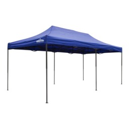 Dellonda Premium 3x6m Pop-up Gazebo Water Resistant Fabric Blue Canopy