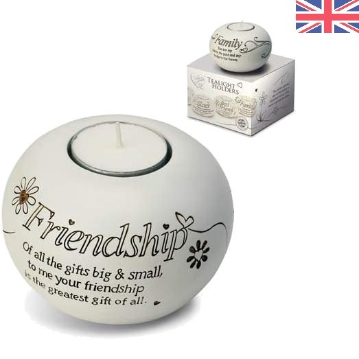 Charming Arora Tealight Holder - Gift Of Friendship In Artistic Glazed