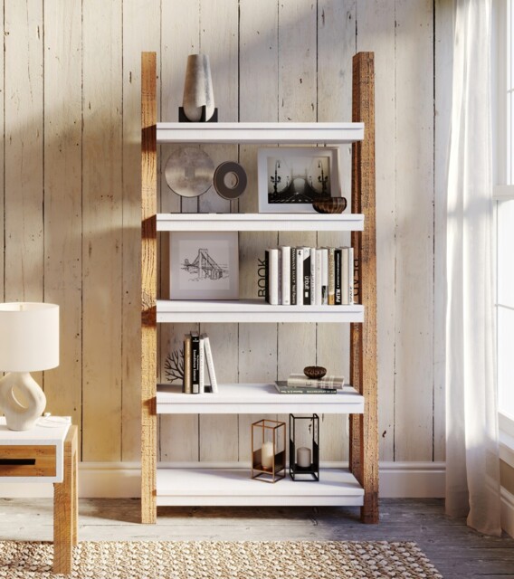 Baumhaus Trinity Reclaimed Wood Large Open Bookcase (vwp01c) Srp £515