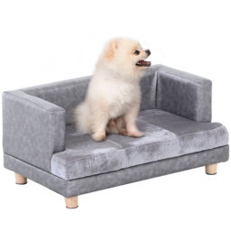 Dog Sofa Bed Kitten Couch Lounge For Small-sized Dogs, Soft Padded -
