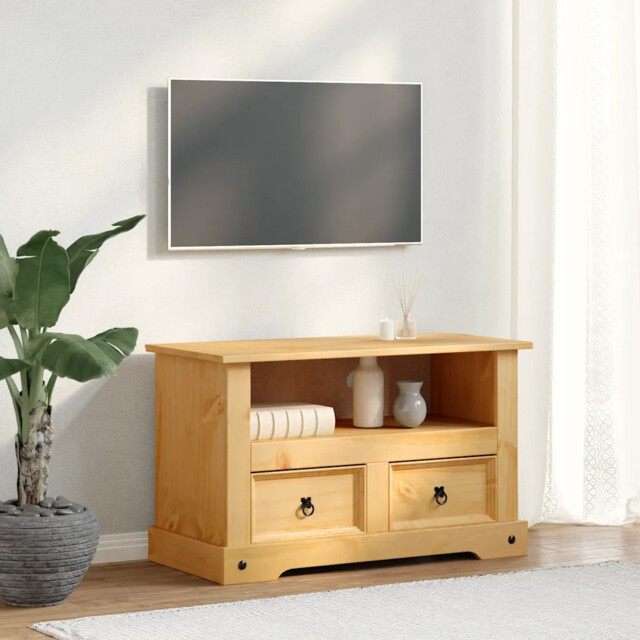 Tv Cabinet Mexican Pine Corona Range 91x43x56 Cm Vidaxl