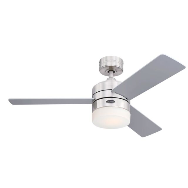 "105 Cm 42"" Ceiling Fan With Remote Living Room Led Fan Light Quiet"