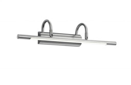 Wall Light Silver Cuadro Led Picture Brushed Nickel Trio 225210107