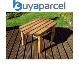 Charles Taylor Wooden Garden Traditional Side Coffee Table 53cm 79cm