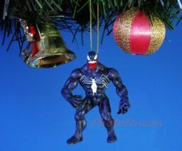 Decoration Ornament Decor Xmas Tree Marvel Superhero Spider-man Venom