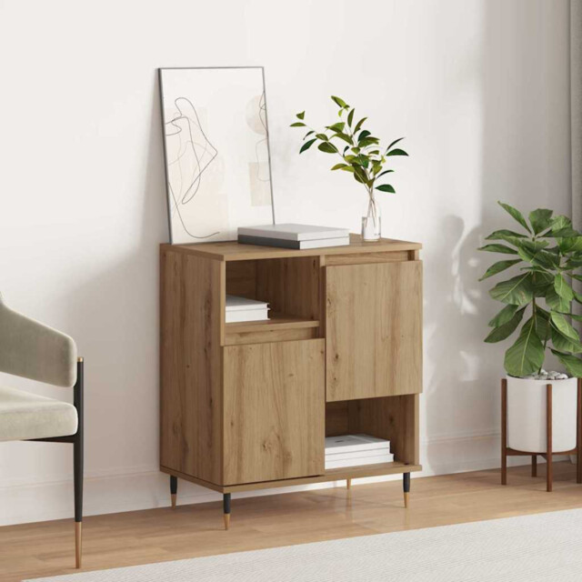 Sideboard Artisan Oak 60x35x70cm Engineered Wood 2-door Compact
