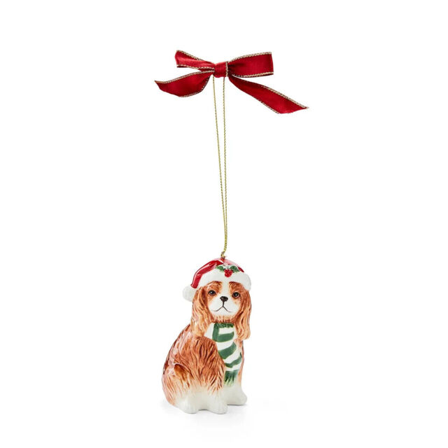 Spode Christmas Tree Spaniel Ornament Xtfi9233-xp