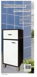 Bathroom Cabinet Two-tone Vanity Wall Cabinet