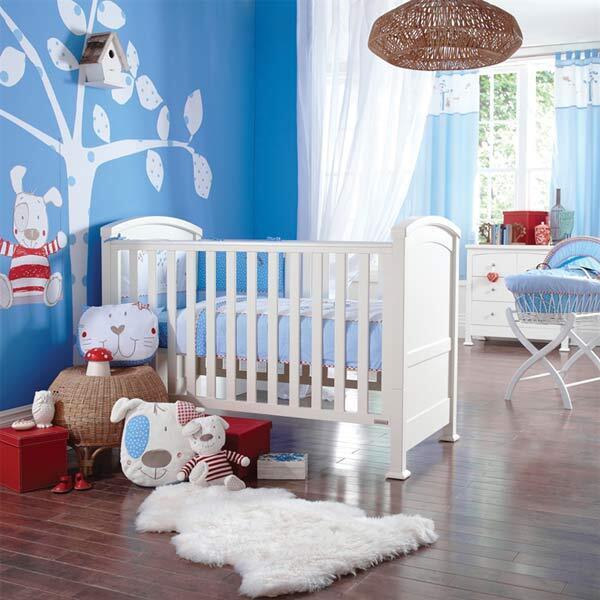 Izziwotnot Time To Play Petit Henri Tab Top Lined Curtains, 132 X 162