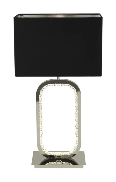 Table Light Silver Aura Led Chrome Searchlight 7957cc
