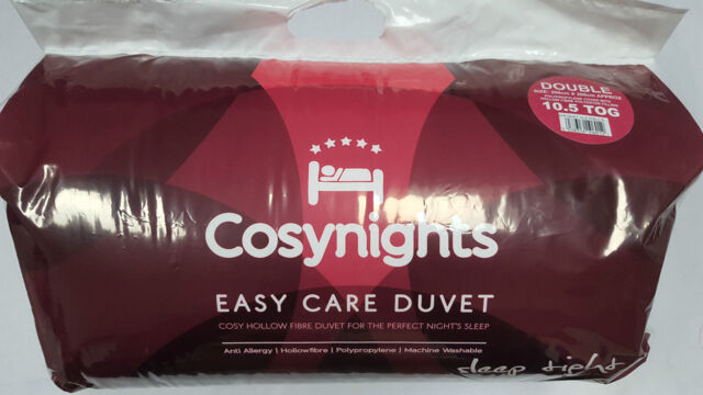 Luxury Duvet / Quilt All Tog 4.5, 10.5, 13.5, 15
