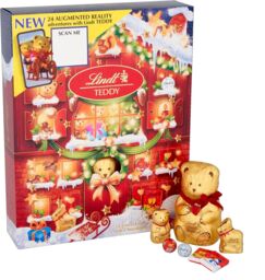 Lindt Teddy Bear Chocolate Christmas Advent Calendar 250g