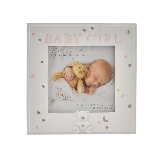 Baby 4” X 4” Photo Frame Bambino Cream Unisex - Baby Girl