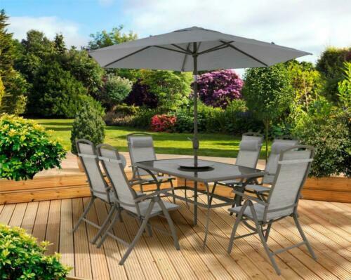 Pagoda Sienna 6 Seat Dining Chair Table Outdoor Garden Furniture