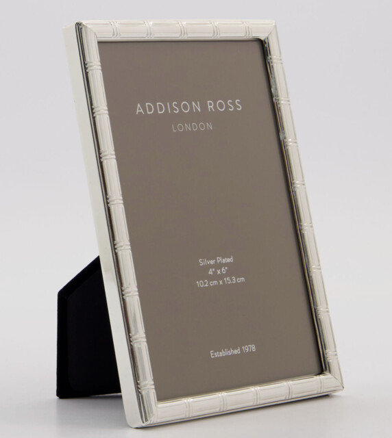 Addison Ross Silver Plated Photo Frame 4x6in