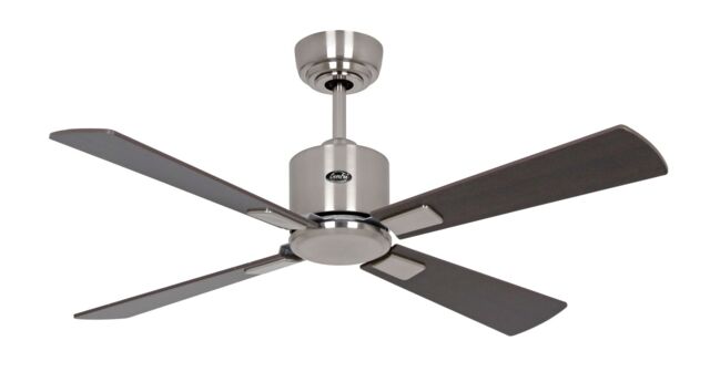 "Dc Ceiling Fan With Remote Eco Neo Iii 103 Cm 41"" Brushed Chrome Wenge"
