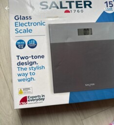 Salter 9206 Svsv3r Glass Electronic Bathroom Scale - Silver