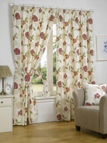 "Hamilton Mcbride Bouquet Pink 100% Cotton 66"" Wide X 54"" L Floral"